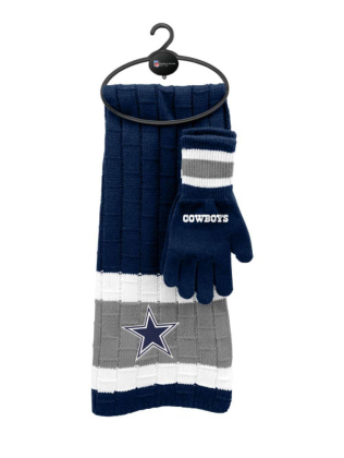 dallas cowboys hat and scarf sets