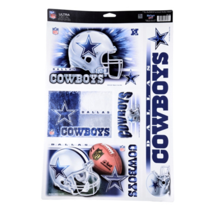 Dallas Cowboys Ultra Decal Sheet | Dallas Cowboys Pro Shop