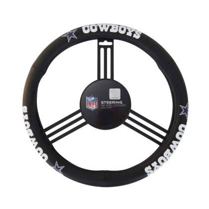 Dallas Cowboys Leather Steering Wheel Cover Automotive Accessories
