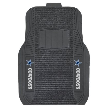 Dallas Cowboys Deluxe Car Mats Set of 2 Automotive