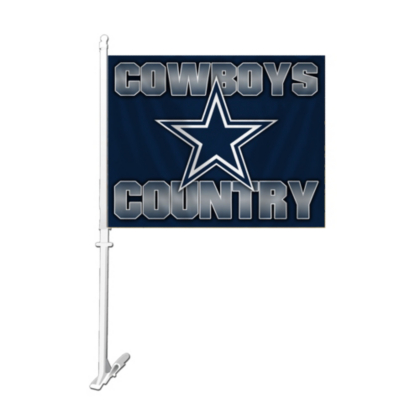 Dallas Cowboys Country Car Flag Automotive Accessories Cowboys