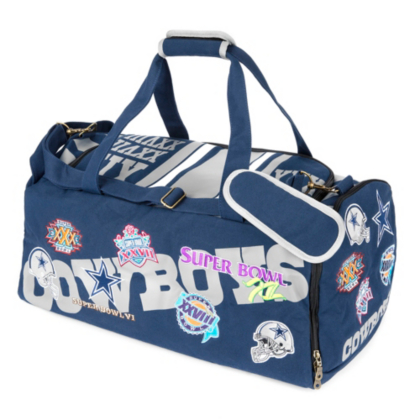 Dallas Cowboys Patches Duffel Bag | Travel | Tailgating | Accessories | Cowboys Catalog | Dallas ...