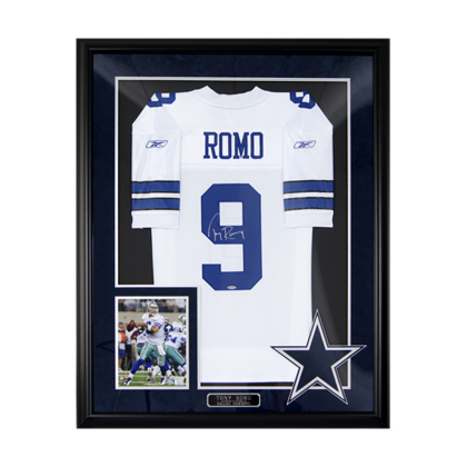 tony romo autographed jersey