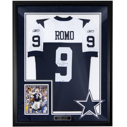 tony romo autographed jersey