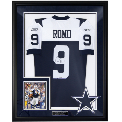 Dallas Cowboys Tony Romo Autograph Throwback Jersey | Autographs ...