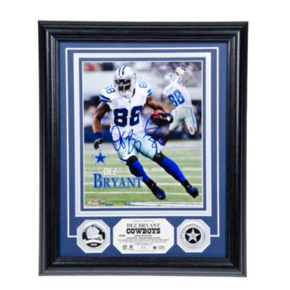 Dallas Cowboys Dez Bryant Autograph Silver Coin Photo Mint | Dez Bryant ...