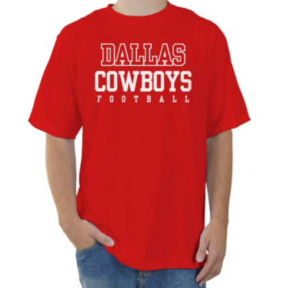 Dallas Cowboys Red Practice T-Shirt | Short Sleeve | T-Shirts | Mens ...