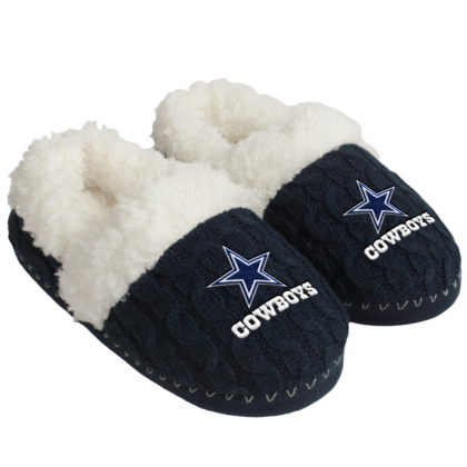 dallas cowboys moccasin slippers