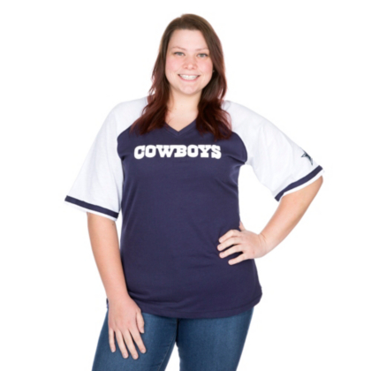 women's plus size dallas cowboys jersey