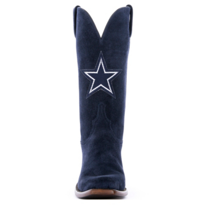 lucchese navy blue boots