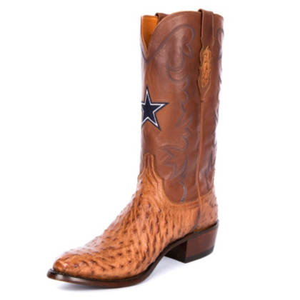 Dallas Cowboys Lucchese Mens General Full Quill Ostrich Boot Lucchese Boots Cowboys Catalog