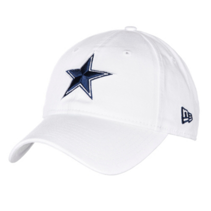 white on white dallas cowboys hat