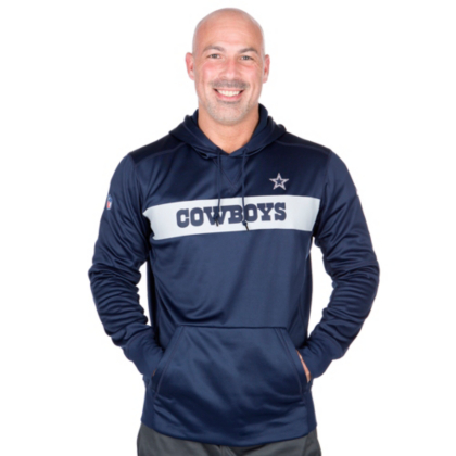 dallas cowboys nike sideline pullover hoodie