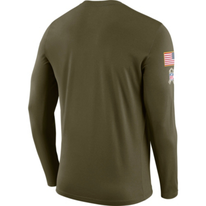 dallas cowboys nike salute to service legend long sleeve tee