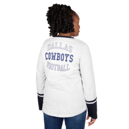 dallas cowboys henley shirt