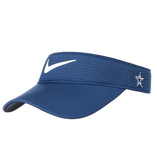 Dallas Cowboys Womens Nike Aerobill Golf Visor Dallas Cowboys Pro Shop