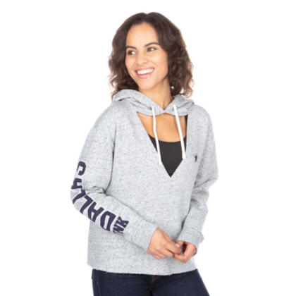 cowboys cut off hoodie