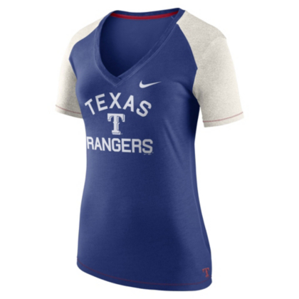 nike women's texas rangers shirts