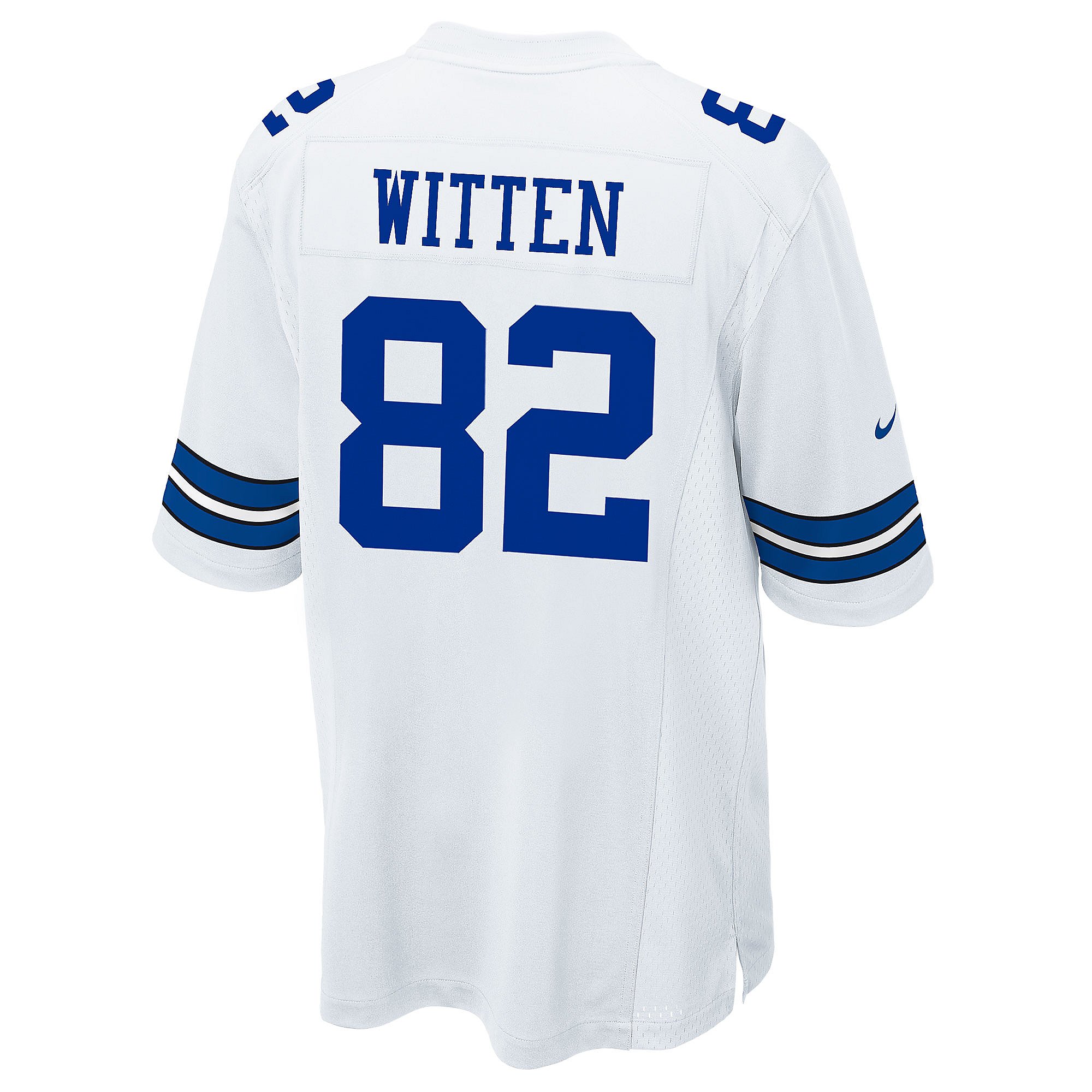 Dallas Cowboys Jason Witten #82 Commemorative Patch Nike White ...