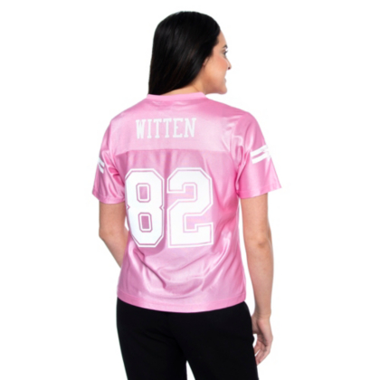 womens pink cowboys jersey