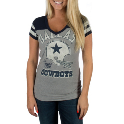 Dallas Cowboys Nostalgia Tee Womens 5 Womens Clearance Cowboys