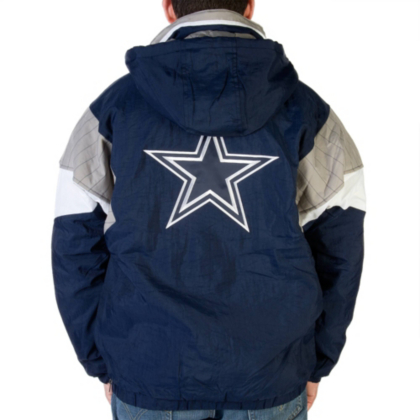 Dallas Cowboys Starter 1/2 Zip Pullover Jacket | Mens $20+ | Mens ...