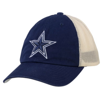 Dallas Cowboys Basic Meshback Cap Adjustable Hats Mens Cowboys