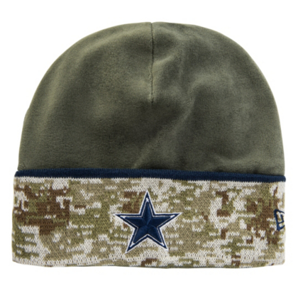 dallas cowboys salute to service knit hat