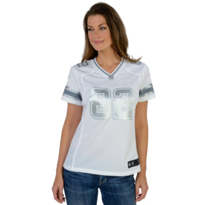 Dallas Cowboys Womens Jason Witten #82 Nike Platinum Jersey | Jerseys ...