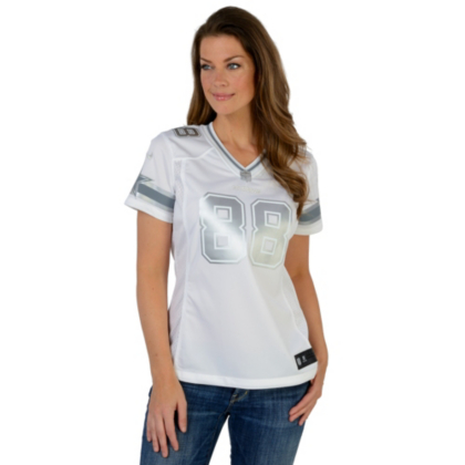 Dallas Cowboys Womens Dez Bryant #88 Nike Platinum Jersey | Jerseys ...