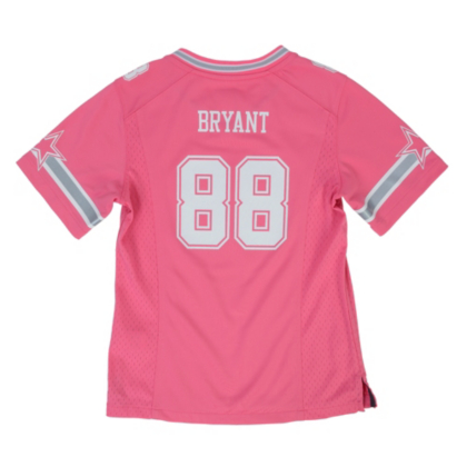 youth pink dallas cowboys jersey