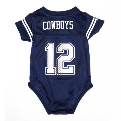 Dallas Cowboys Infant #12 Jersey Onesie 