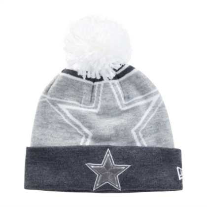 Dallas Cowboys New Era Logo Wiz Knit Hat Cold Weather Hats Mens
