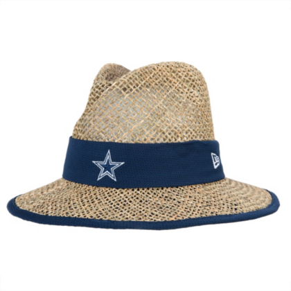 Dallas Cowboys New Era Training Straw Hat Mens Hats Mens Dallas Cowboys NFL Fans United