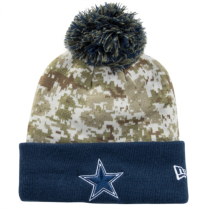 cowboys salute to service beanie