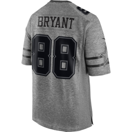 Dallas Cowboys Dez Bryant #88 Nike Gridiron Grey Jersey | Gridiron ...