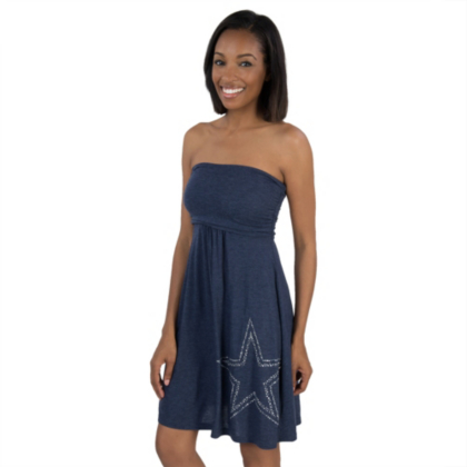 Dallas Cowboys Women's Childress Tube Dress Dresses Tops Womens Cowboys Catalog Dallas