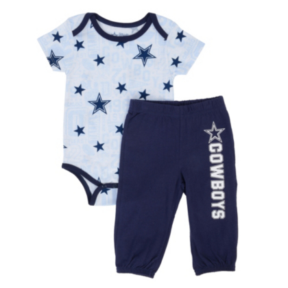 Dallas Cowboys Infant Ringo Bodysuit/Pant Set Infant Outfits Infant