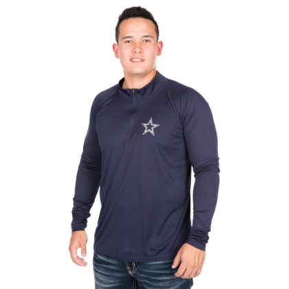 dallas cowboys quarter zip pullover