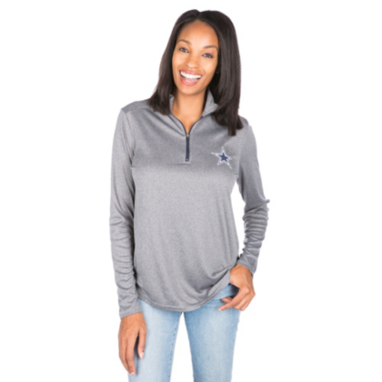 dallas cowboys quarter zip pullover