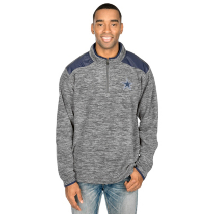 dallas cowboys quarter zip pullover