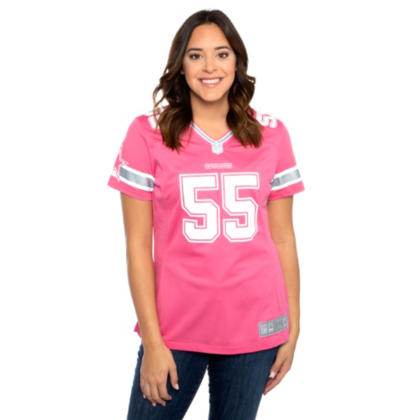 womens pink dallas cowboys jersey