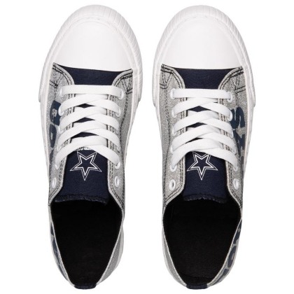 dallas cowboys glitter shoes