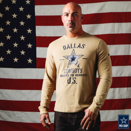 dallas cowboys salute to service long sleeve