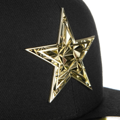 KTZ Dallas Cowboys O'gold 9fifty Snapback Cap in Black for Men