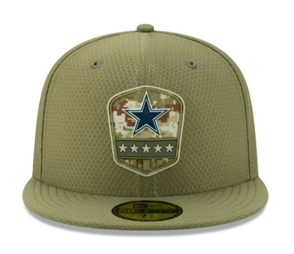 dallas cowboys cap salute to service