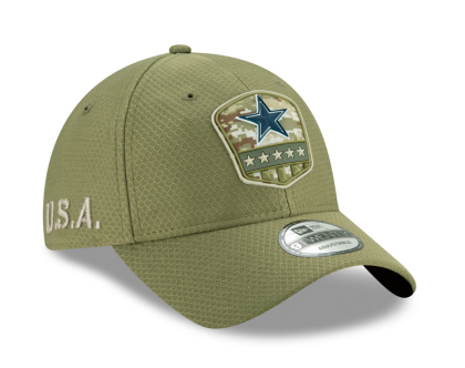 dallas cowboys cap salute to service