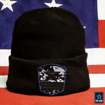 dallas cowboys salute to service knit hat