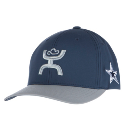 Hooey Dallas Cowboys Flex Grey White - Hats Cap - 7002GYWH | by Casual Raul Western Wear