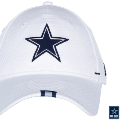 white on white dallas cowboys hat